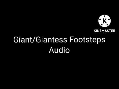 Giant/Giantess Footsteps Audio