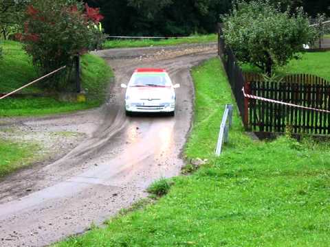 Rajd Wisły 2010 Witold Zimny / Szczepan Mirek Peugeot 106 os1