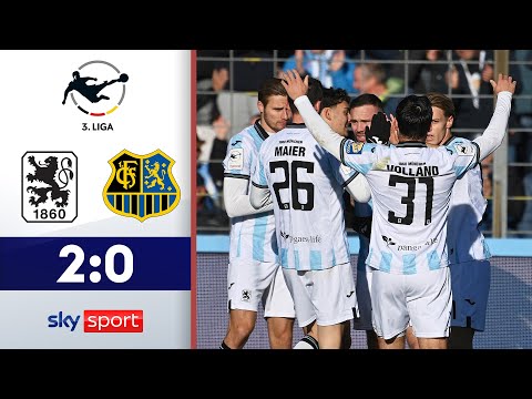 1860 feiert Sieg im Krisenduell! | TSV 1860 München - 1. FC Saarbrücken | Highlights - 3. Liga 25/26