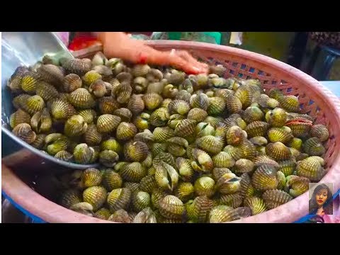 Phnom Penh Market Street Food - Natural living In Cambodian Market - Asian Street Food