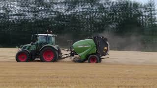 FENDT 4180 xtra cut － massey ferguson 7718 S  － demo/ fendt516/ フェント 516/フェント ロールベーラー/mavic2zoom