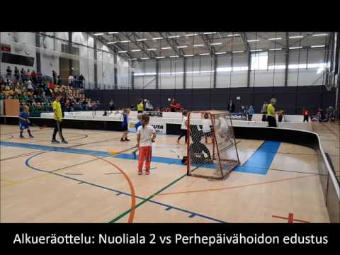 Varhaiskasvatuksen salibandyturnaus 2017: Nuoliala 2 vs Perhepäivähoidon edustus