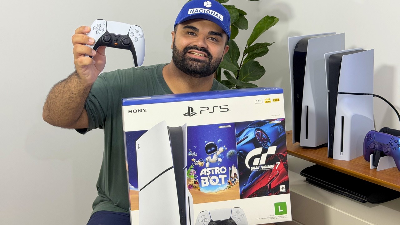 Miniatura da avaliação em vídeo de Console Sony PlayStation 5 Slim com Leitor de Disco e Bundle de Jogos