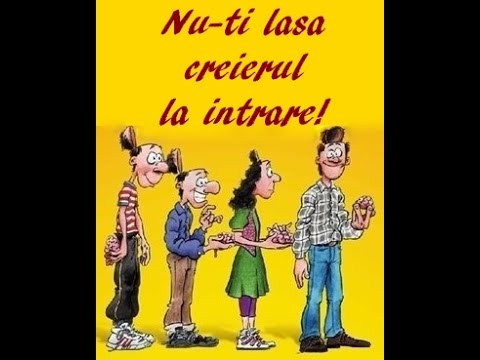 "Nu judeca!" sau "Nu-ti lasa creierul la intrare!" ?! - ioan panaite