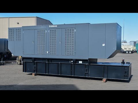 500kW Generac Diesel Generator Load Bank Test - Unit #88562