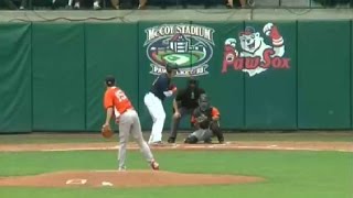 Tides' Davies picks up lone strikeout