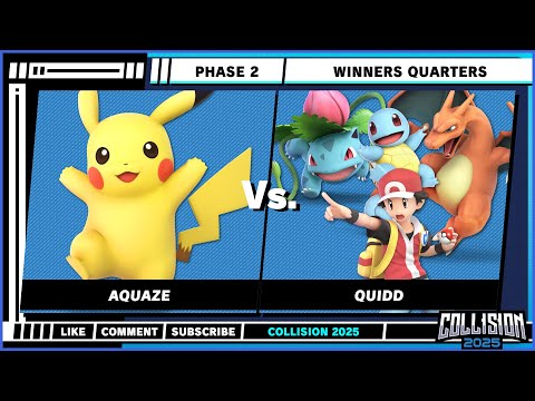 Collision 2025 - WQFs - Aquaze (Pikachu) VS Quidd (Pokemon Trainer) - Super Smash Bros. Ultimate