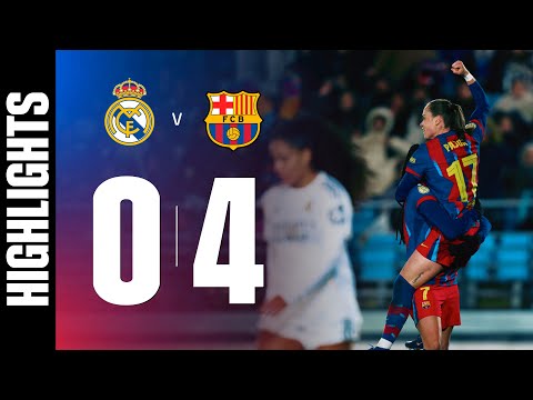 HIGHLIGHTS | REAL MADRID 0 vs 4 FC BARCELONA | COPA DE LA REINA 🔵🔴