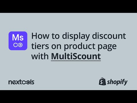 Displaying Discount Tiers with MultiScount on Your Product Pages