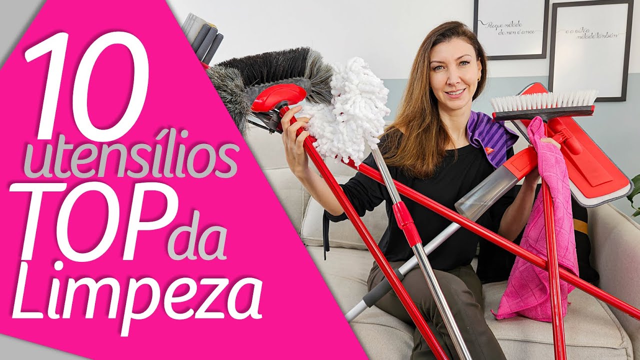 Top 10 LIMPEZA | Utensílios que mais uso aqui em casa