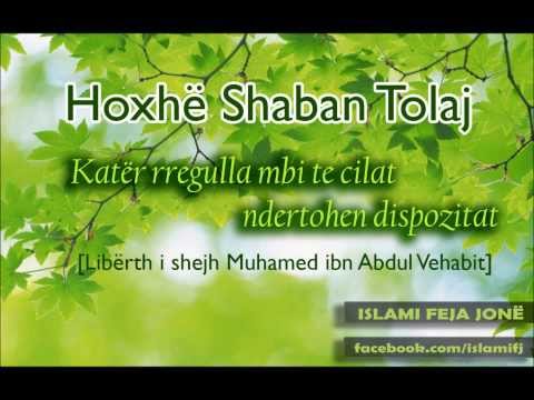 Katër rregulla mbi te cilat ndertohen dispozitat - Shaban Tolaj