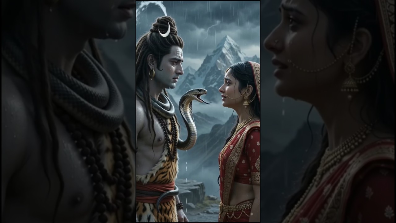 🕉️ माता पार्वती ने जब महादेव को छोड़ने की बात कही.😢❤️ #Shorts #YTShorts #Mahadev #Parvati #Bhakti