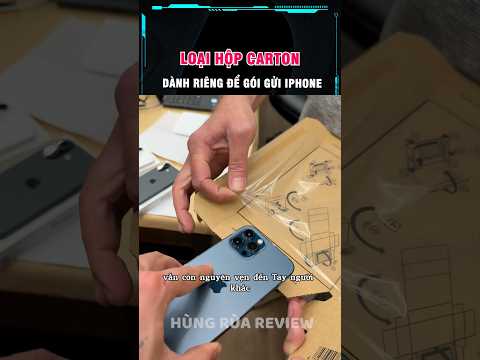 làm sao họ đóng gói iphone mà không chèn chống sóc