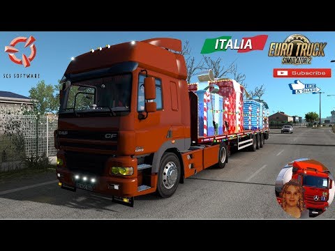 Euro Truck Simulator 2 (1.36) DAF CF85 Catanzaro to Taranto DLC Bell'Italia by SCS + DLC's & Mods