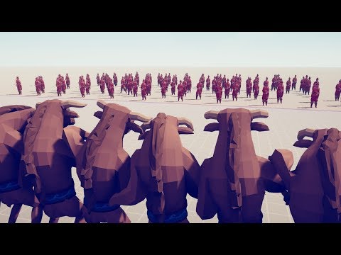 TABS | 10 minotaurs vs 100 ice archers