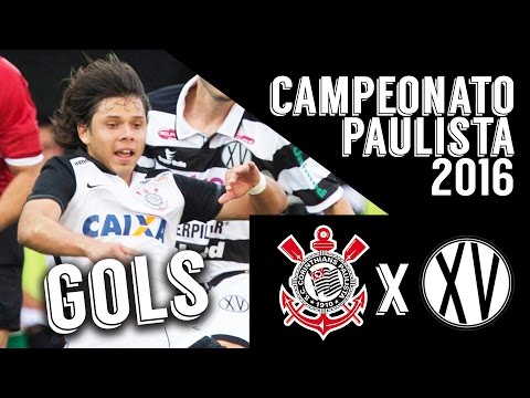 Paulistão 2016 | Gols - Corinthians x XV de Piracicaba