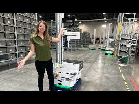 Das weltweit modernste Roboterlager (KI Lagerautomatisierung)