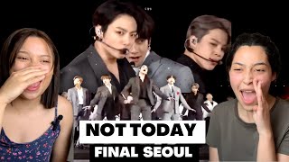 Download lagu BTS ‘Not Today’ - Final Seoul | REACTION mp3
