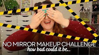 NO MIRROR MAKEUP CHALLENGE! Cruelty Free & Affordable Makeup Challenge Tag *how bad could it be?!*