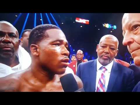 Adrian Broner Tells Jim Gray He Could Beat The Crap Out Of Him During Post Fight-Interview