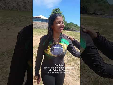Daniella, secretária meio ambiente Britânia Goiás- AZUNIL.