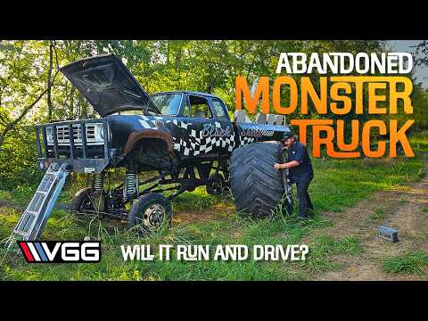 Abandoned Legendary MONSTER TRUCK! Will It RUN AND DRIVE Again After A Decade?