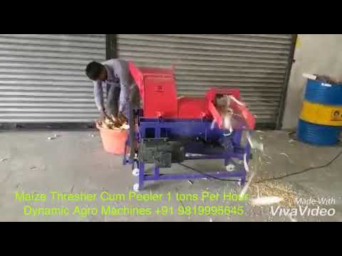 Maize Peeler Cum Thresher