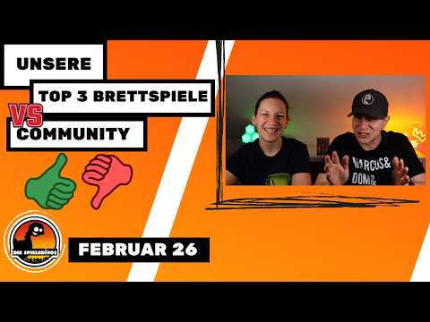 Top 3 Brettspiele des Monats 🏆 | Team Melie  vs. Team Angelo  vs. Team Community  Februar 26
