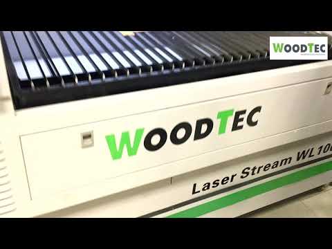 WoodTec LaserStream WL 1060 - лазерно-гравировальный станок с чпу woo1193, видео 12