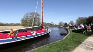 preview picture of video 'Greentraveller Video of Wherry Albion, The Broads, Norfolk'