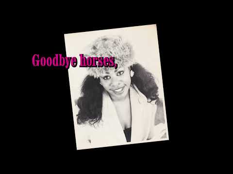 Video thumbnail for Goodbye Horses (New Wave Version)