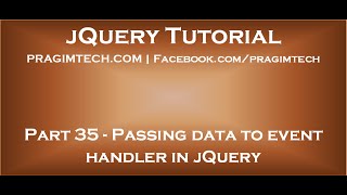Passing data to event handler in jQuery