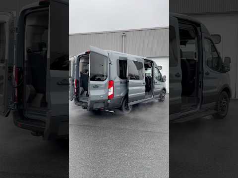 15-Passenger Abyss Gray 2024 Ford Transit 350 Medium Roof XLT AWD