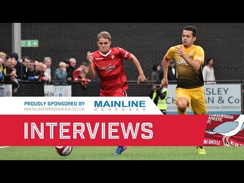 Post Match Interviews: Scarborough Athletic v Basford United - 15/9/2018