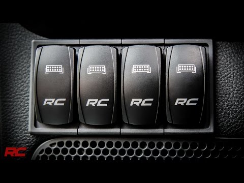 LED Backlit Rocker Switches & Switch Housing by Rough Country