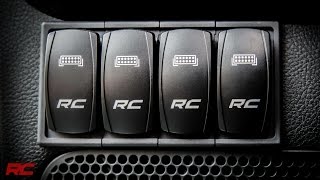 LED Backlit Rocker Switches & Switch Housing by Rough Country