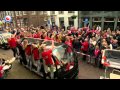 Huldiging van Sneker voetballers en volleyballers