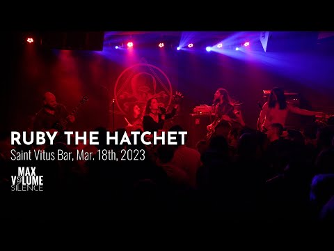 RUBY THE HATCHET live at Saint Vitus Bar, Mar. 18th, 2023 (FULL SET)