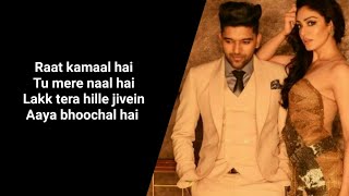 Raat Kamaal Hai ( LYRICS ) Guru Randhawa &amp; Khushali Kumar | Tulsi Kumar