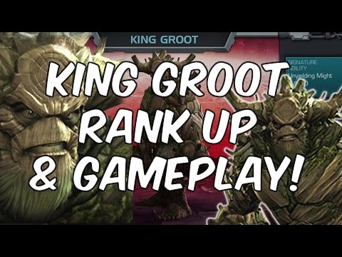 King Groot Rank Up & Gameplay! - Marvel Contest Of Champions