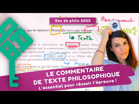 The essentials for acing a philosophical text analysis! - Philosophy Baccalaureate Methodology 2026