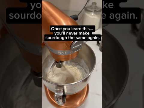 Part of a video titled Sourdough in a stand mixer? YES! This is how to do it. - YouTube