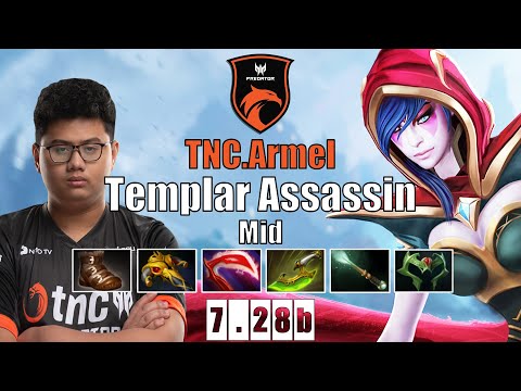 Templar Assassin Mid | TNC.Armel | IMBA TA DESTROYS MID NO MERCY | 7.28b Gameplay Highlights