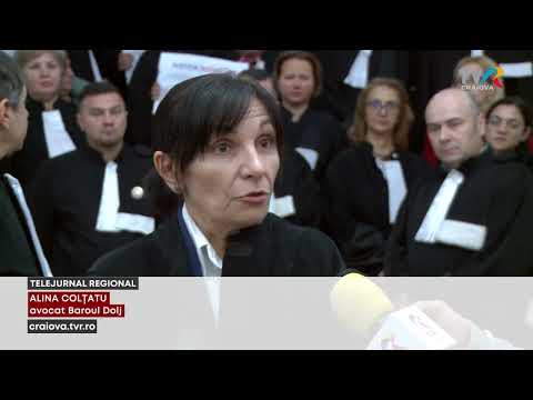 PROTEST LA BAROUL DOLJ