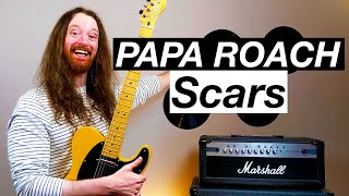 Scars by Papa Roach - Guitar Lesson & Tutorial