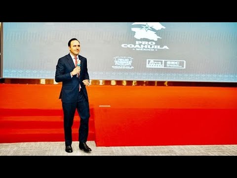 Gobernador Manolo Jiménez promueve Coahuila en el Autoshow de Beijín 2024