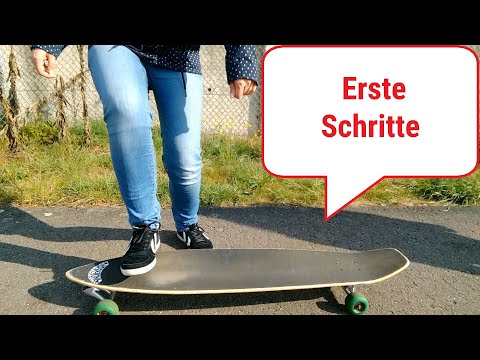 Longboard fahren lernen für Anfänger - Erste Schritte