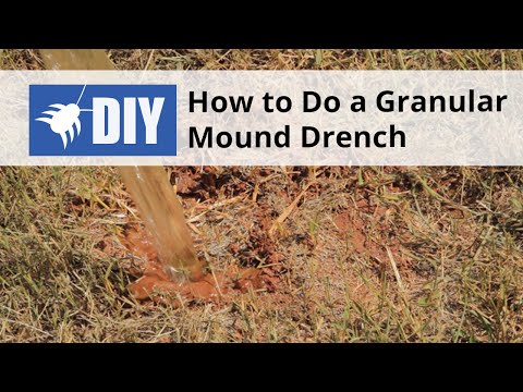  How to Do a Granule Fire Ant Mound Drench Application Video 