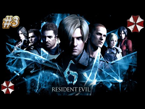 Let's Play Resident Evil 6 Episode 3 - Cemetery and Cathedral