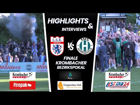 Lüneburger SK - TuS Harsefeld Finale Krombacher Bezirkspokal